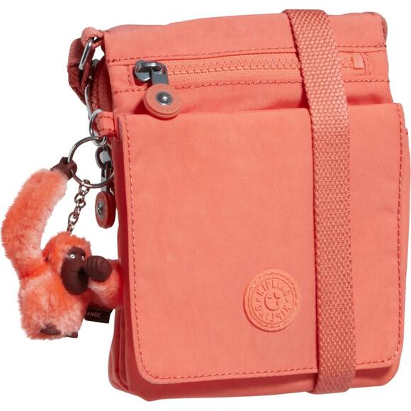 Kipling Handbags - Kipling New Eldorado Small Crossbody Bag Coral New w/ Plush and Tags